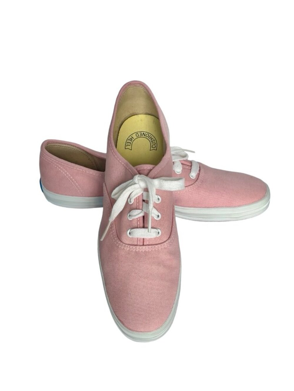 Keds Sneakers 8S (8 Slim) Pink Lace Tie Shoes Flaw